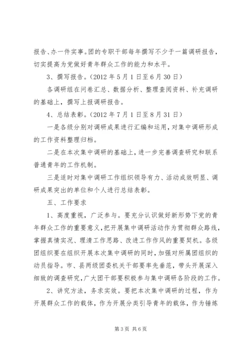 青年集中调研活动方案.docx