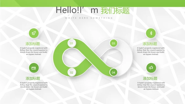 绿色大气公司产品介绍宣传通用PPT动态模板