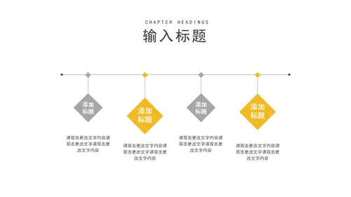 简约风几何个人年终述职报告PPT模板
