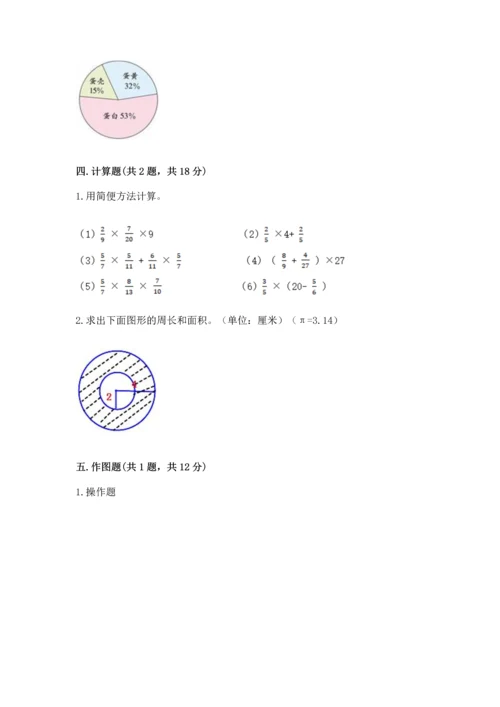 2022六年级上册数学期末测试卷（预热题）word版.docx