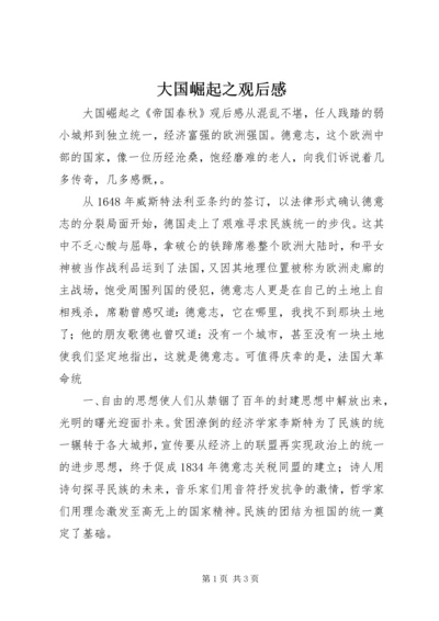 大国崛起之观后感 (4).docx