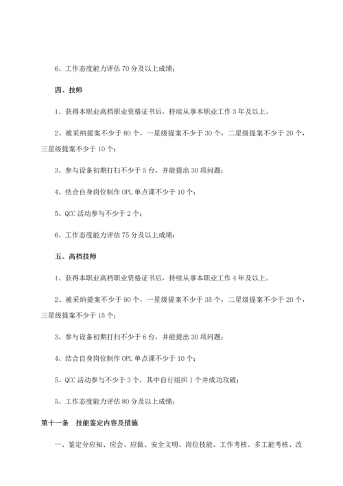 岗位技能评定专题方案.docx