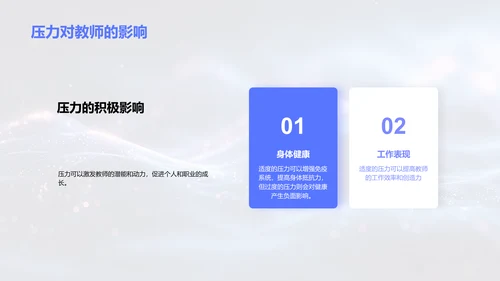 教师压力管理报告PPT模板