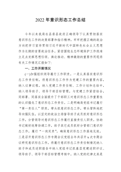 【工作总结】2022年宣传意识形态工作总结（2篇）.docx