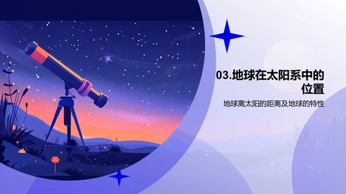 小学天文知识讲解PPT模板