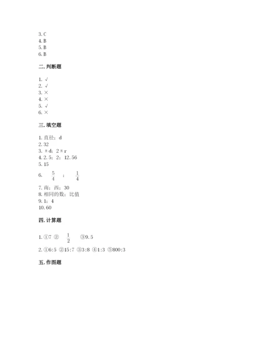 2022人教版六年级上册数学期末测试卷精品（网校专用）.docx