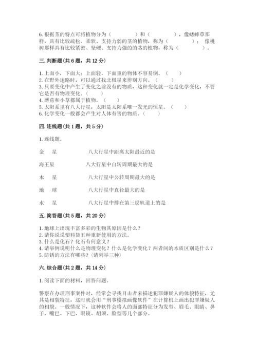教科版科学六年级下册期末测试卷加下载答案.docx
