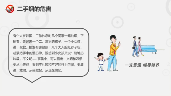 吸烟有害健康世界无烟日主题教育PPT课件