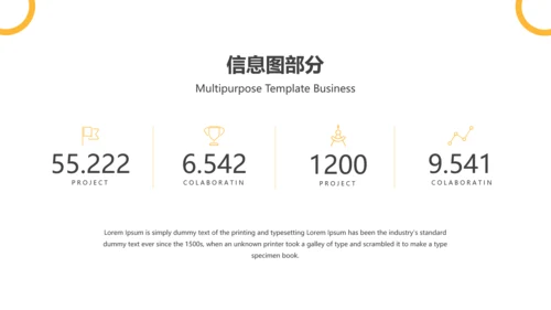 欧美风抽象创意版式公司简介商务PPT模板
