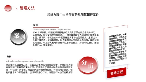 红色黑色简约商务合规风险管理PPT模板合规培训