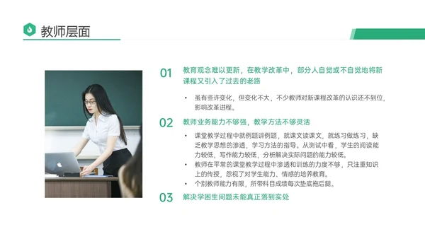 绿色商务实拍期末考试成绩分析会教研会学生老师ppt