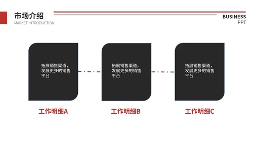 红色简约季度总结汇报通用PPT模板