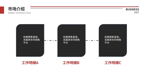 红色简约季度总结汇报通用PPT模板