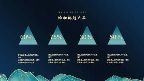 墨绿鎏金总结汇报通用PPT模板