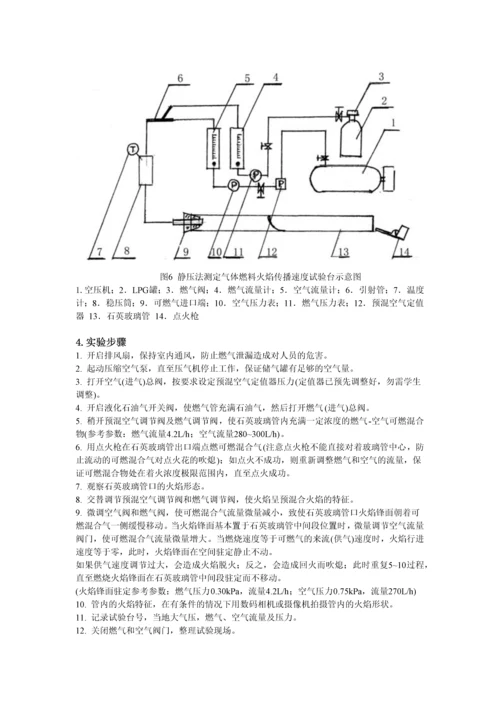 燃烧学实验报告.docx