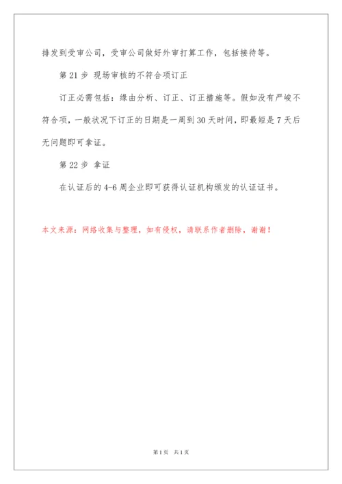 2022ISO9001质量管理体系认证全过程.docx