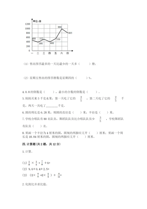 小学六年级数学上册期末考试卷及答案【真题汇编】.docx
