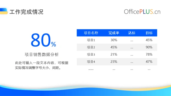 柔和蓝色工作总结通用模板