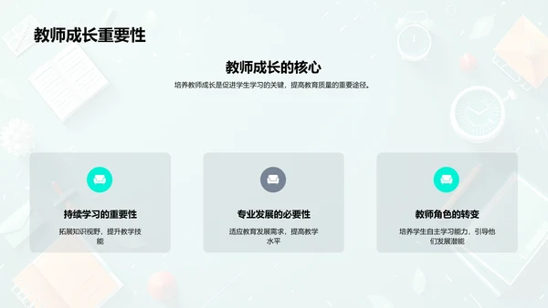 教师培训报告PPT模板