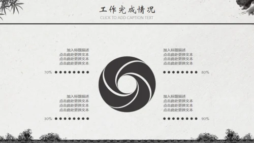 中国风水墨工作汇报通用PPT模板