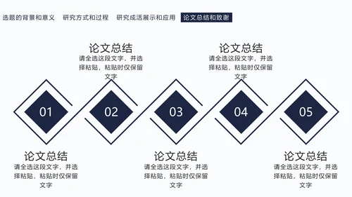 简约毕业设计答辩PPT模板