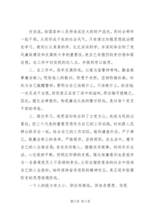 开展党风廉政建设和反腐倡廉教育活动心得体会 (4).docx