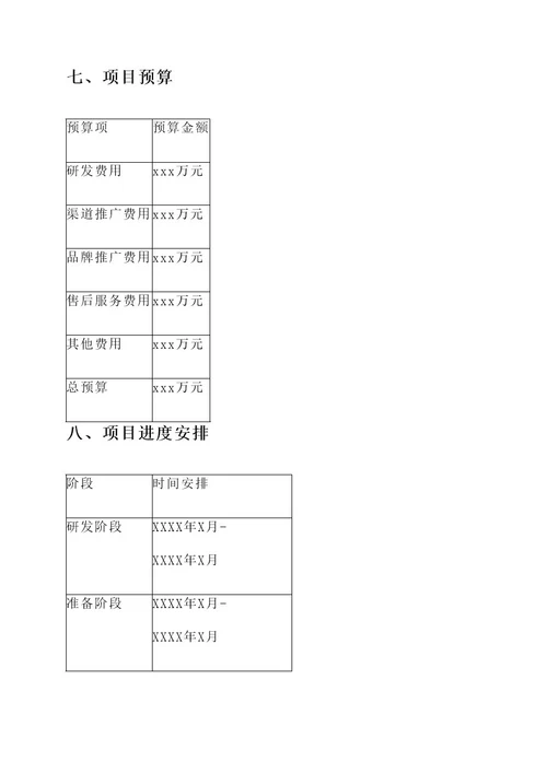 电动牙刷项目商业策划书