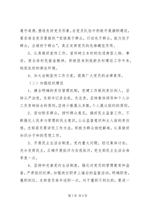 村支书工作计划汇报.docx