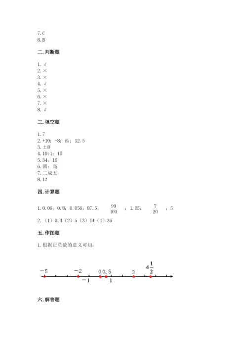 小升初六年级期末试卷（巩固）word版.docx