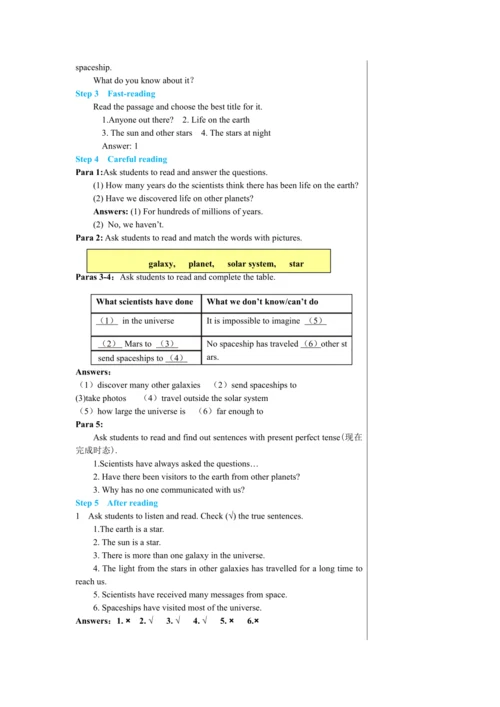 Module 3 Unit 2教学详案