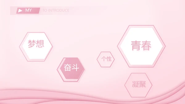 粉色个人简历面试自我介绍岗位竞聘演讲PPT