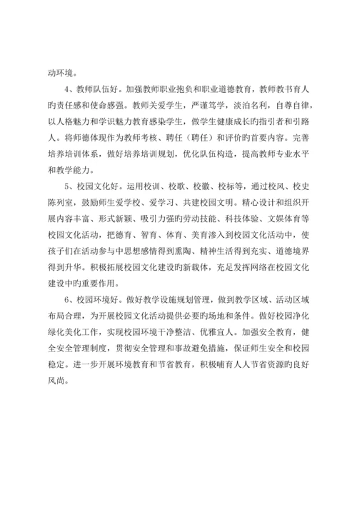 文明校园标准和考核指标.docx