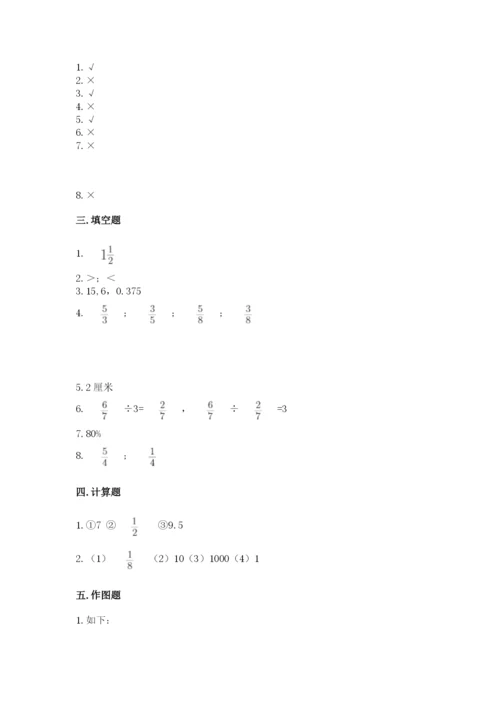 小学数学六年级上册期末卷附答案【达标题】.docx