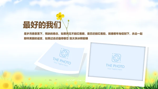 致青春放飞梦想同学会电子相册动态PPT