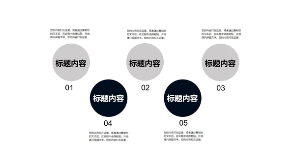 商务风地产项目竞标会总结述职汇报PPT模板