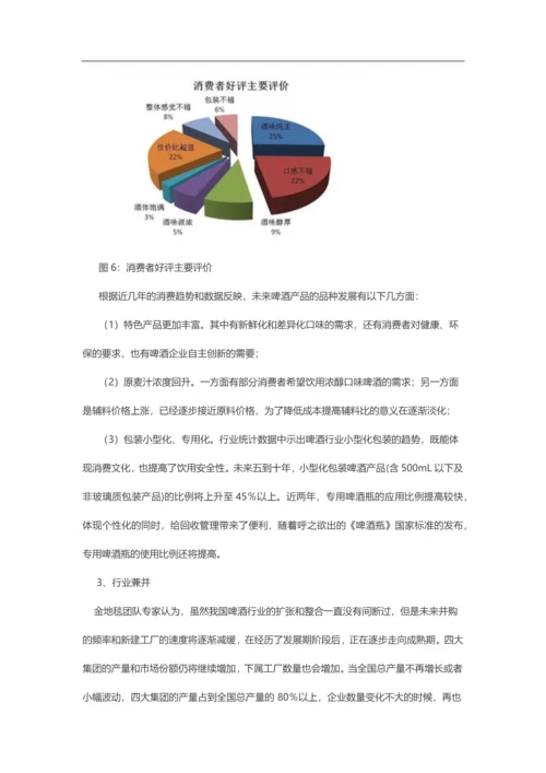 啤酒行业分析报告.docx