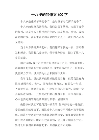 十八岁的我作文600字.docx