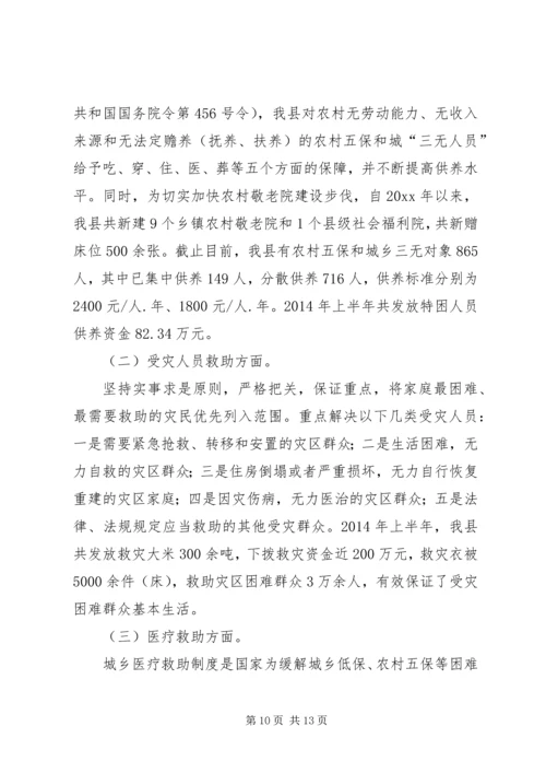 县农村低保现状及问题分析.docx