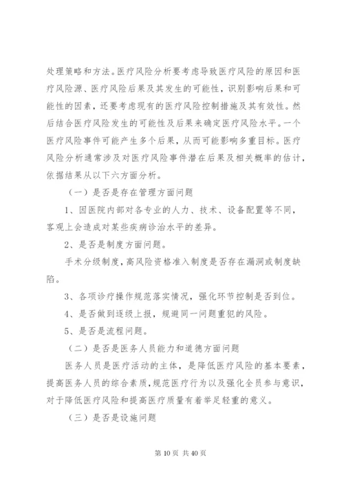 医疗风险预警管理方案.docx