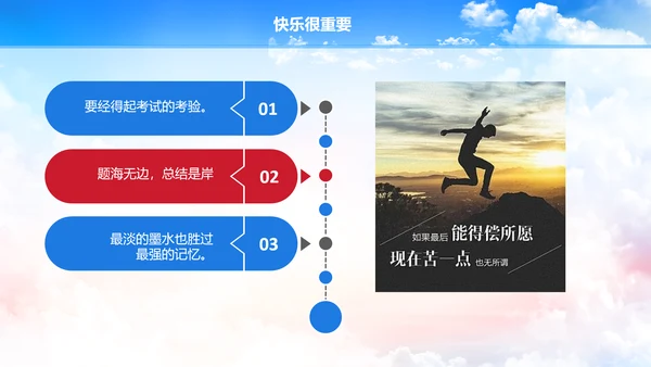 多彩青春励志主题班会PPT课件