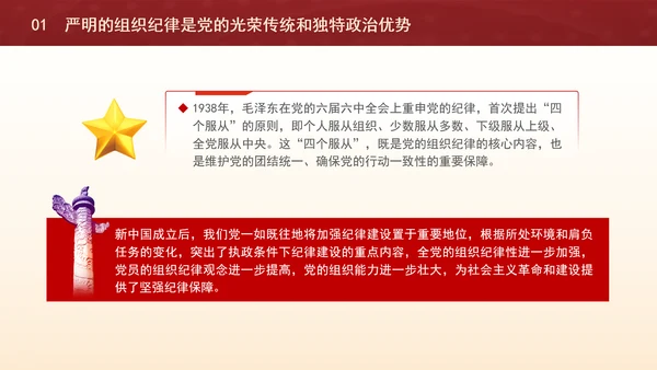 2024年党纪学习教育党史上的组织纪律建设PPT课件