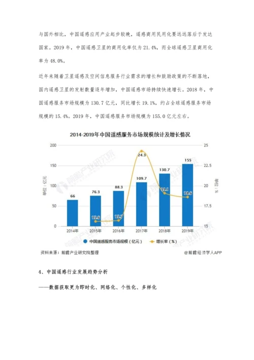 中国遥感行业市场现状及发展趋势分析-遥感大数据处理逐渐智能化发展.docx