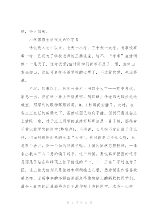 小学寒假生活作文600字5篇.docx