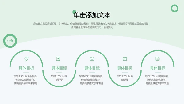 绿色极简品牌介绍通用PPT演示模板