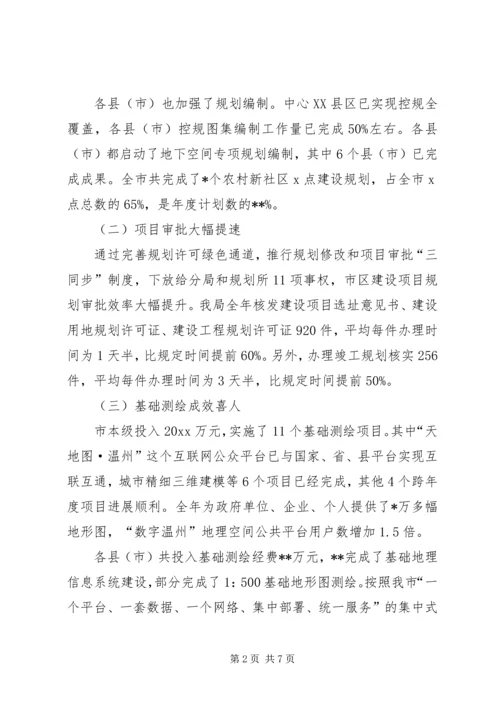 市规划局工作总结 (6).docx