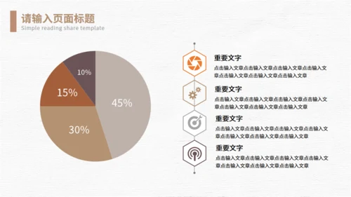 阅读的乐趣读后感通用PPT模板