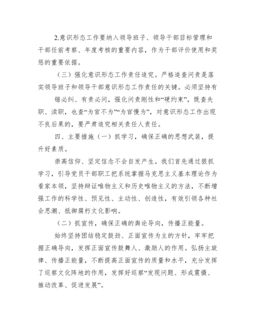 党支部意识形态工作计划2020.docx