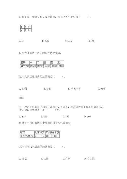 北师大版小升初数学模拟试卷附参考答案（典型题）.docx