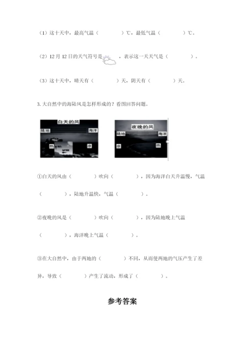 教科版三年级上册科学期末测试卷1套.docx