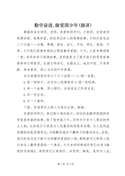 勤学奋进,做爱国少年(演讲) (3).docx